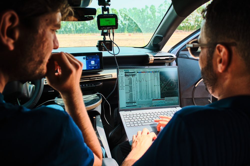 Esercitazioni di guida con telemetria a bordo